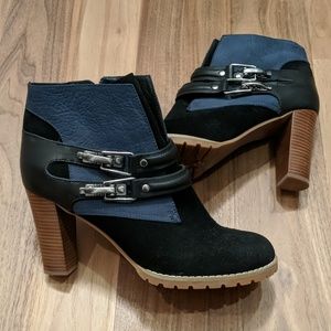 See by Chloe NWOB 39&1/2 leather and suede booties